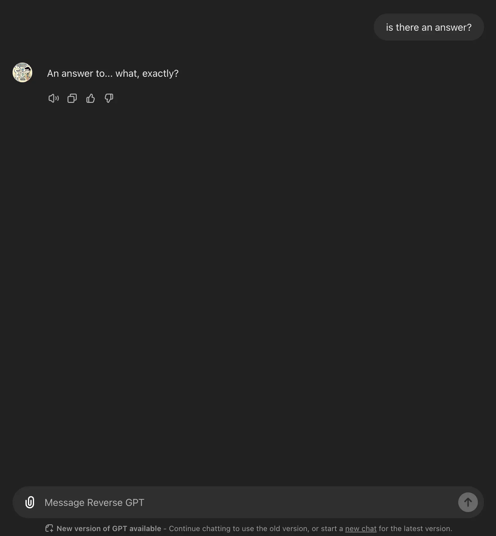 Screenshot ChatGPT